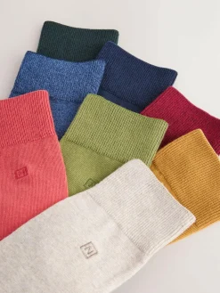 Next 8 Pack Embroidered Lasting Fresh Socks^ Socks|Socks