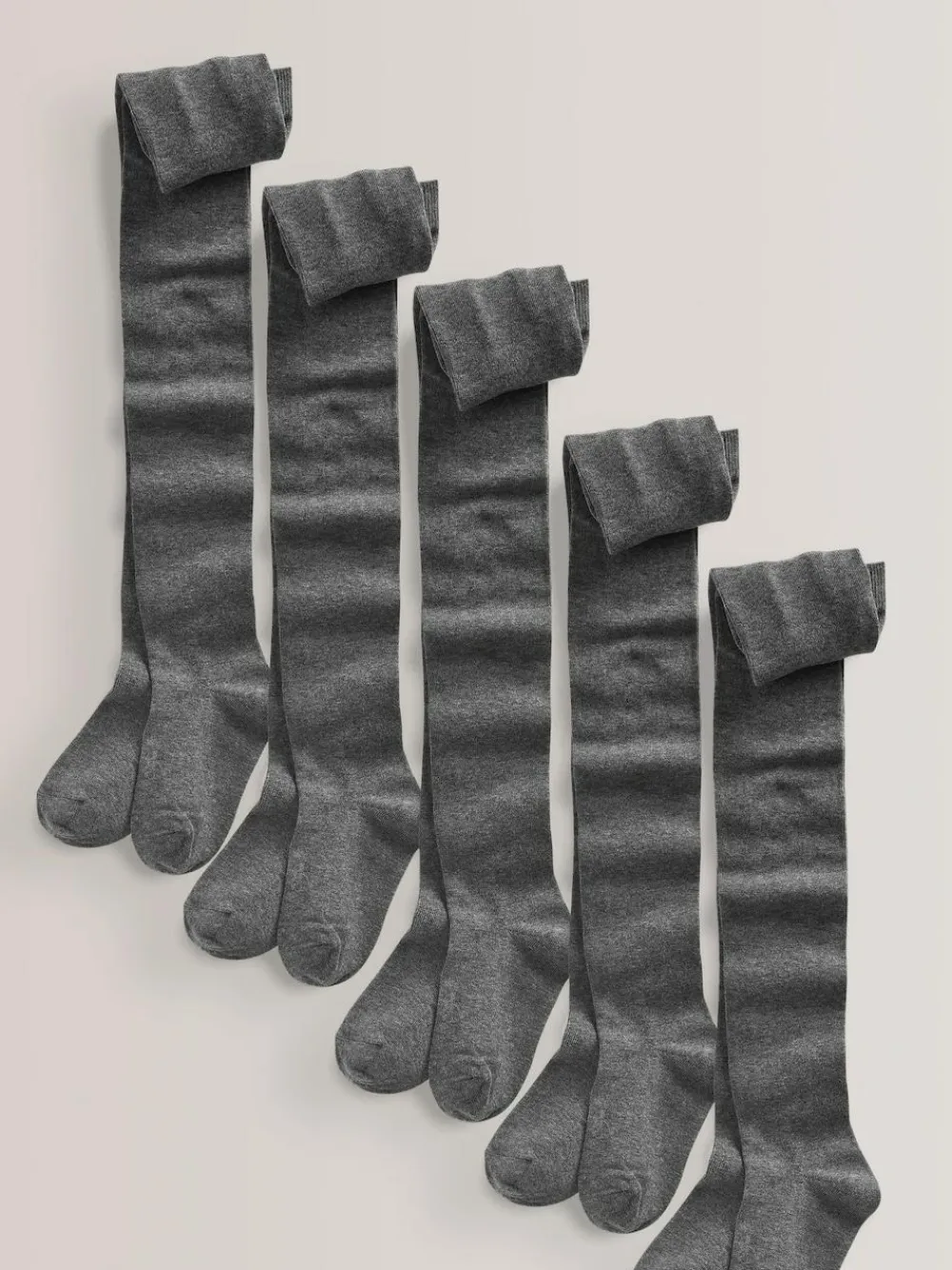 Next 5 Pack Cotton Rich School Tights^ Tights|Socks & Tights