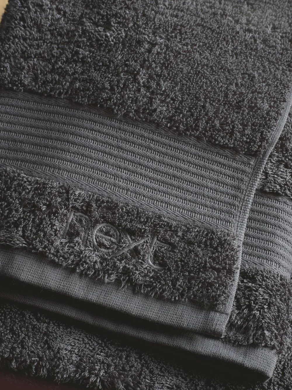 Next Grey Charcoal Egyptian Cotton Towel^ Towels & Bathmats