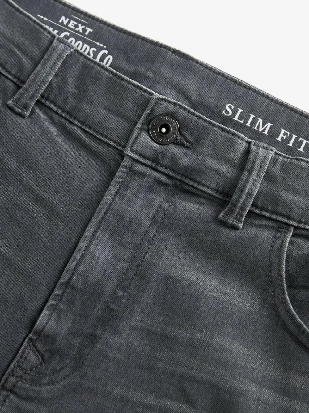 Discount Next Grey Charcoal Single Slim Fit Classic Stretch Jeans