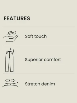 Hot Next Grey Charcoal Slim Fit Comfort Stretch Jeans