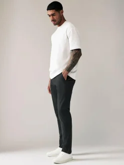 Best Next Grey Charcoal Slim Fit Stretch Chinos Trousers