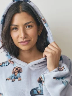 Next Grey Charlie The Cockapoo Oversized Hooded Blanket^Women Loungewear