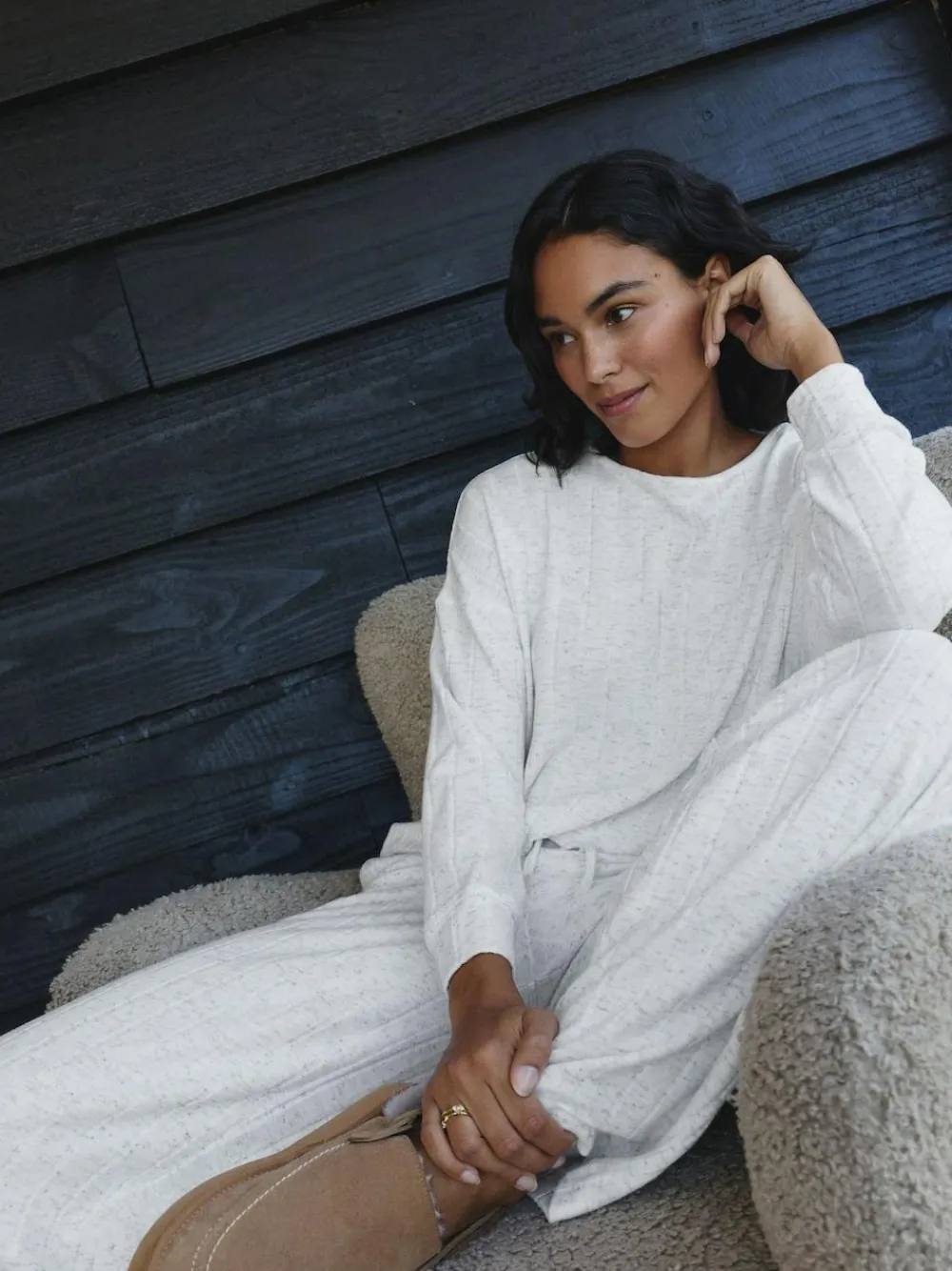 Sale Next Cosy Long Sleeve Pyjamas Grey