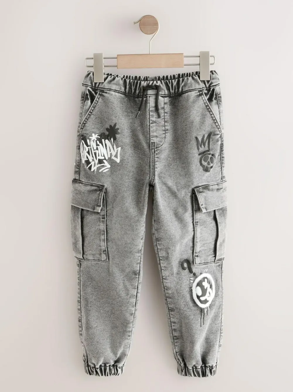 Next Cargo Jeans With Elasticated Waist (3-16yrs)^BOY Jeans|Jeans