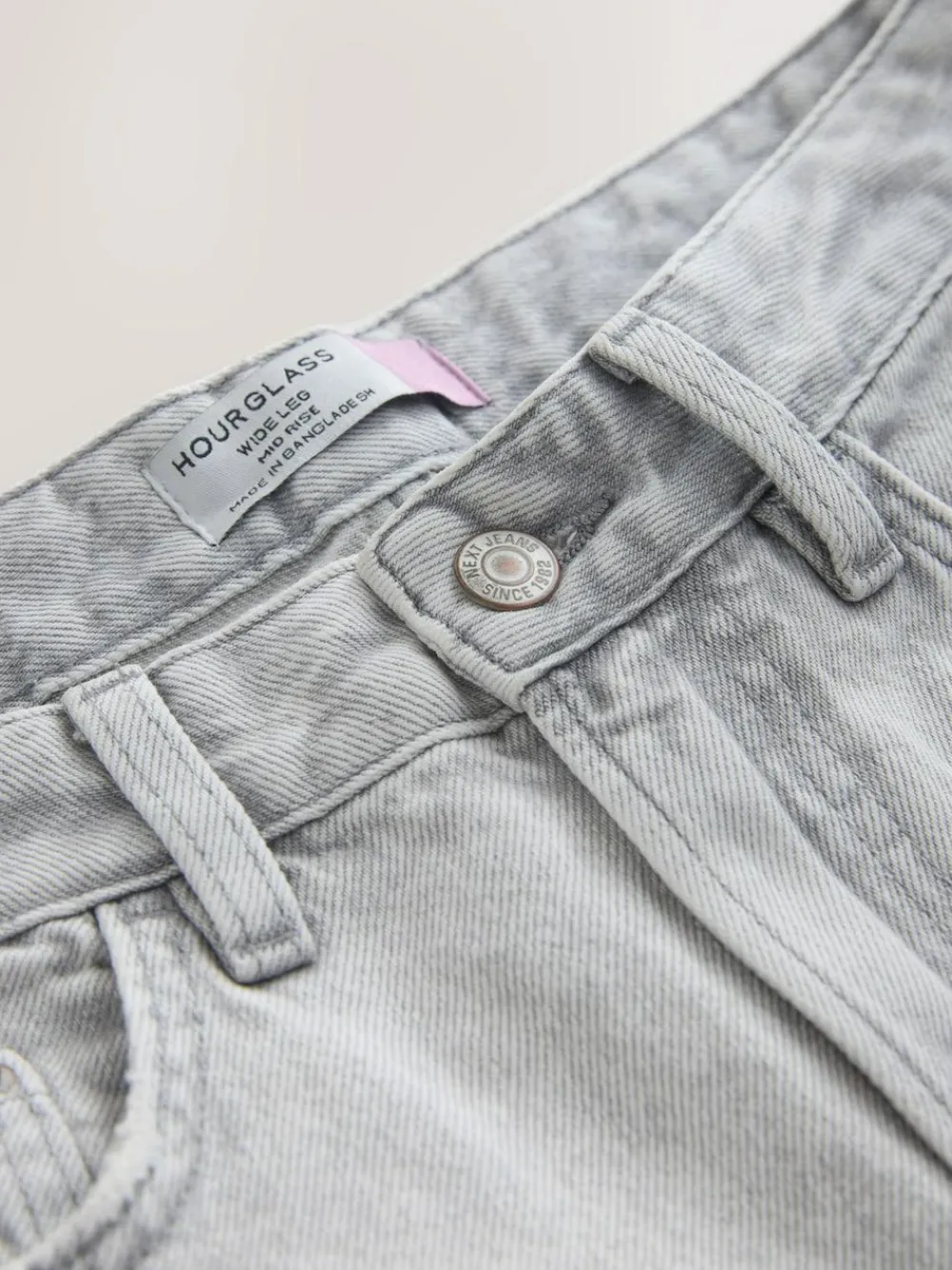 Outlet Next Hourglass Wide Leg Jeans Grey