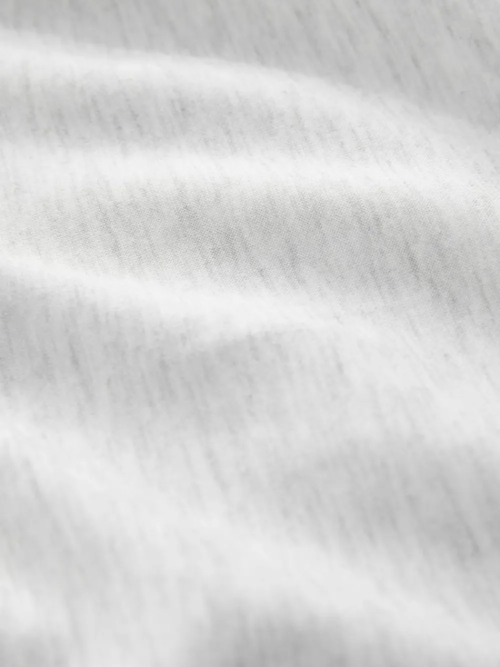 New Next Half Zip Jersey Sweatshirt Grey Marl