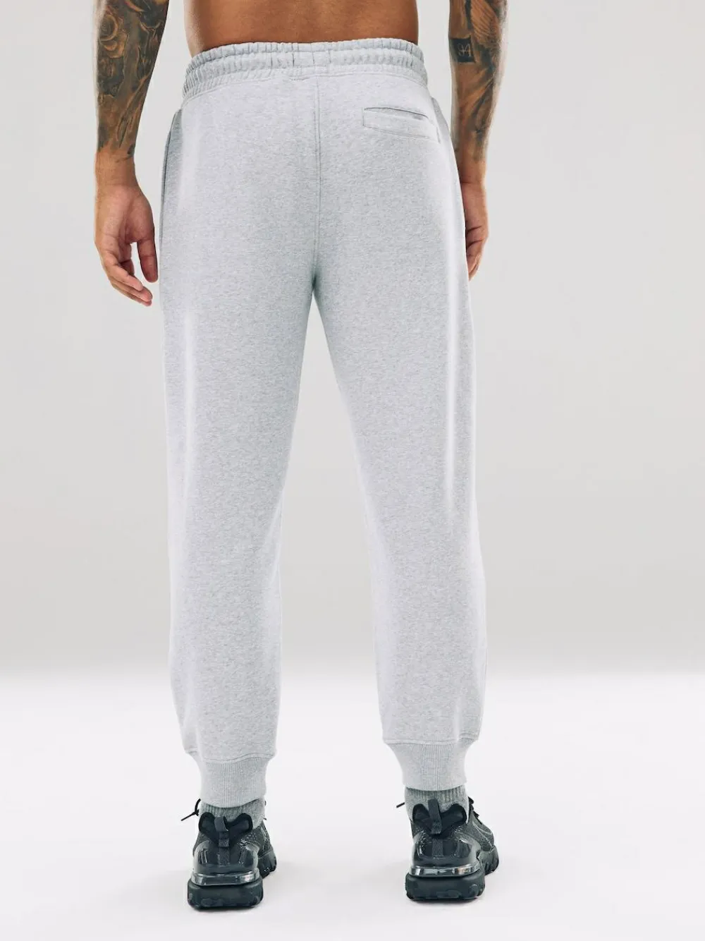 Hot Next Slim Fit Slim Fit Brushback Heavyweight Joggers Grey Marl
