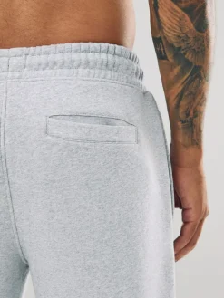 Hot Next Slim Fit Slim Fit Brushback Heavyweight Joggers Grey Marl