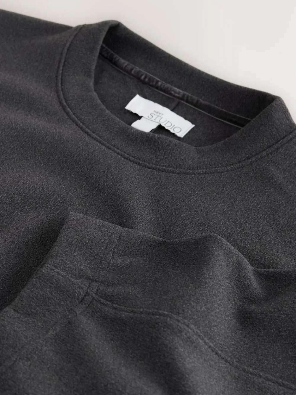 Next Grey N.Premium Brushed Wide Sweatshirt^Women Hoodies & Sweatshirts