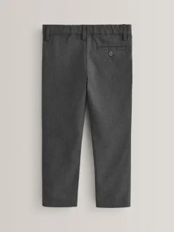 New Next Plus Waist School Formal Trousers (3-17yrs) Grey