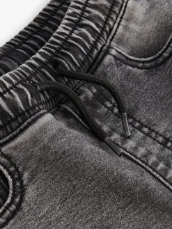 Online Next Regular Fit Stretch Elasticated Waist Jeans (3-16yrs) Grey