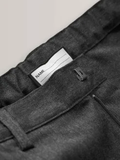 Next Regular Waist Straight Leg School Trousers (3-17yrs) Grey
