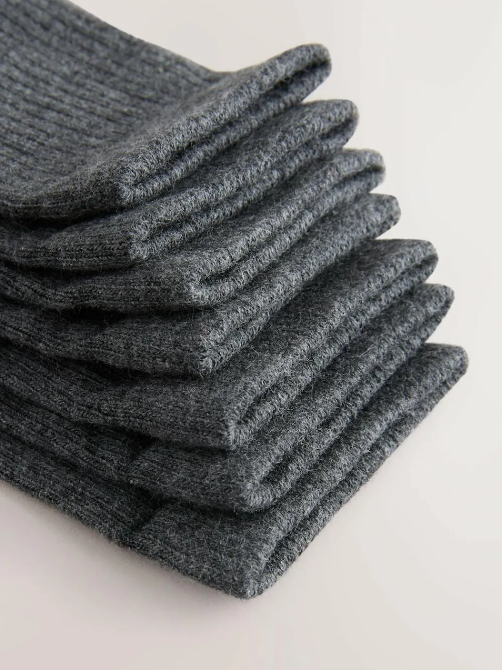 Next Ribbed Cotton Rich Socks 7 Pack^BOY Socks