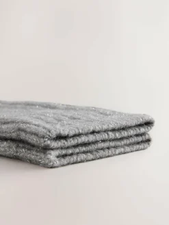 New Next Ribbed Handwarmer Gloves 1 Pack Grey