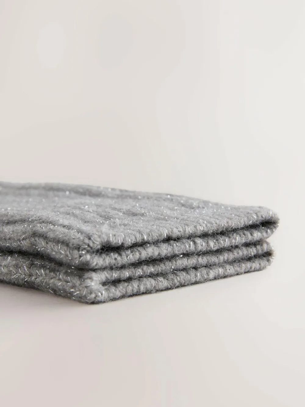 New Next Ribbed Handwarmer Gloves 1 Pack Grey