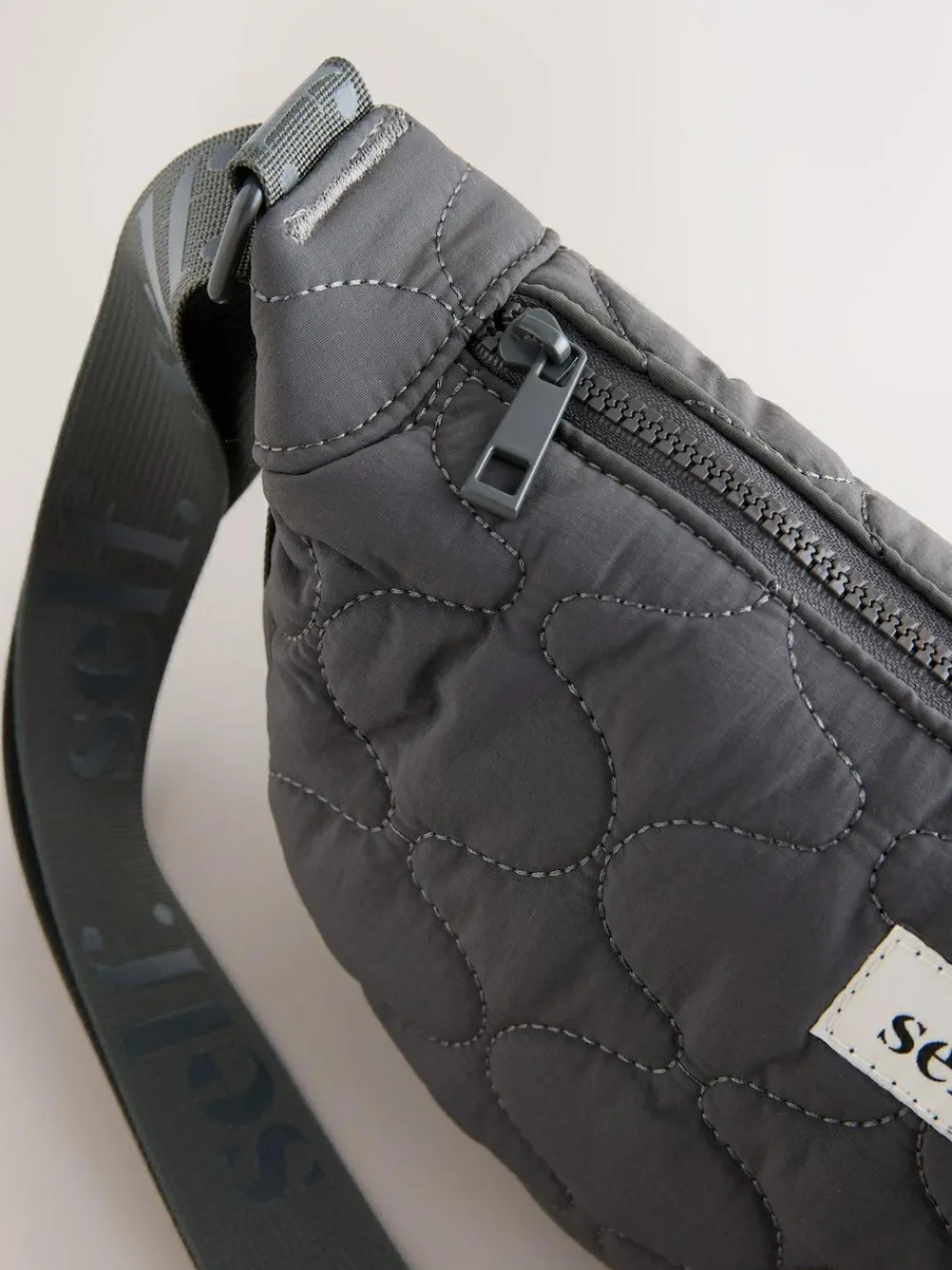Next Grey Self. Nylon Sling Bag^Women Bags