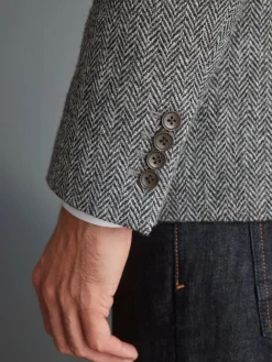 Next Signature Harris Tweed British Wool Blazer^ Blazers & Formal Jackets|Occasionwear