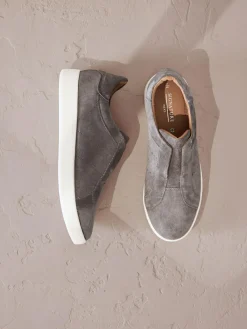 Next Signature Premium Leather Laceless Slip-On Trainers^Women Sneakers