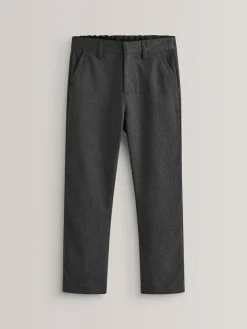 Next Slim Waist Straight Leg School Trousers (3-17yrs)^BOY Joggers|Tznius Pants