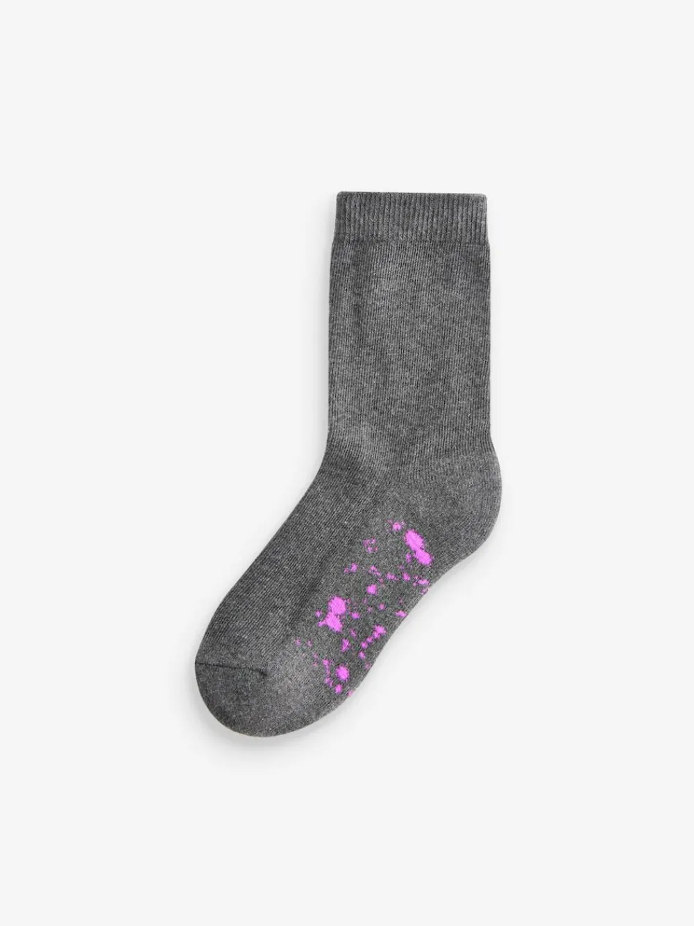 Outlet Next Cotton Rich Cushioned Socks 7 Pack Grey Splat