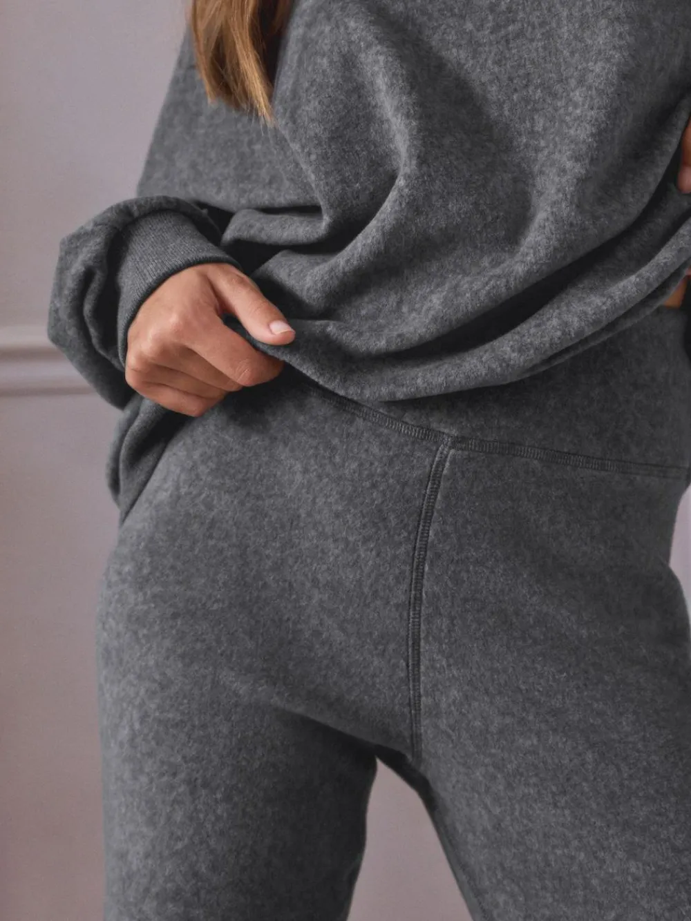 Next STUDIO Fleece Tunic & Joggers Set^Women Loungewear