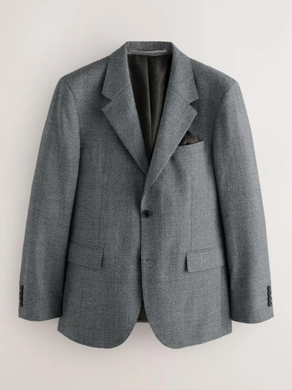 Next Tailored Fit Merino Wool Blend Suit Jacket^ Grey Suits