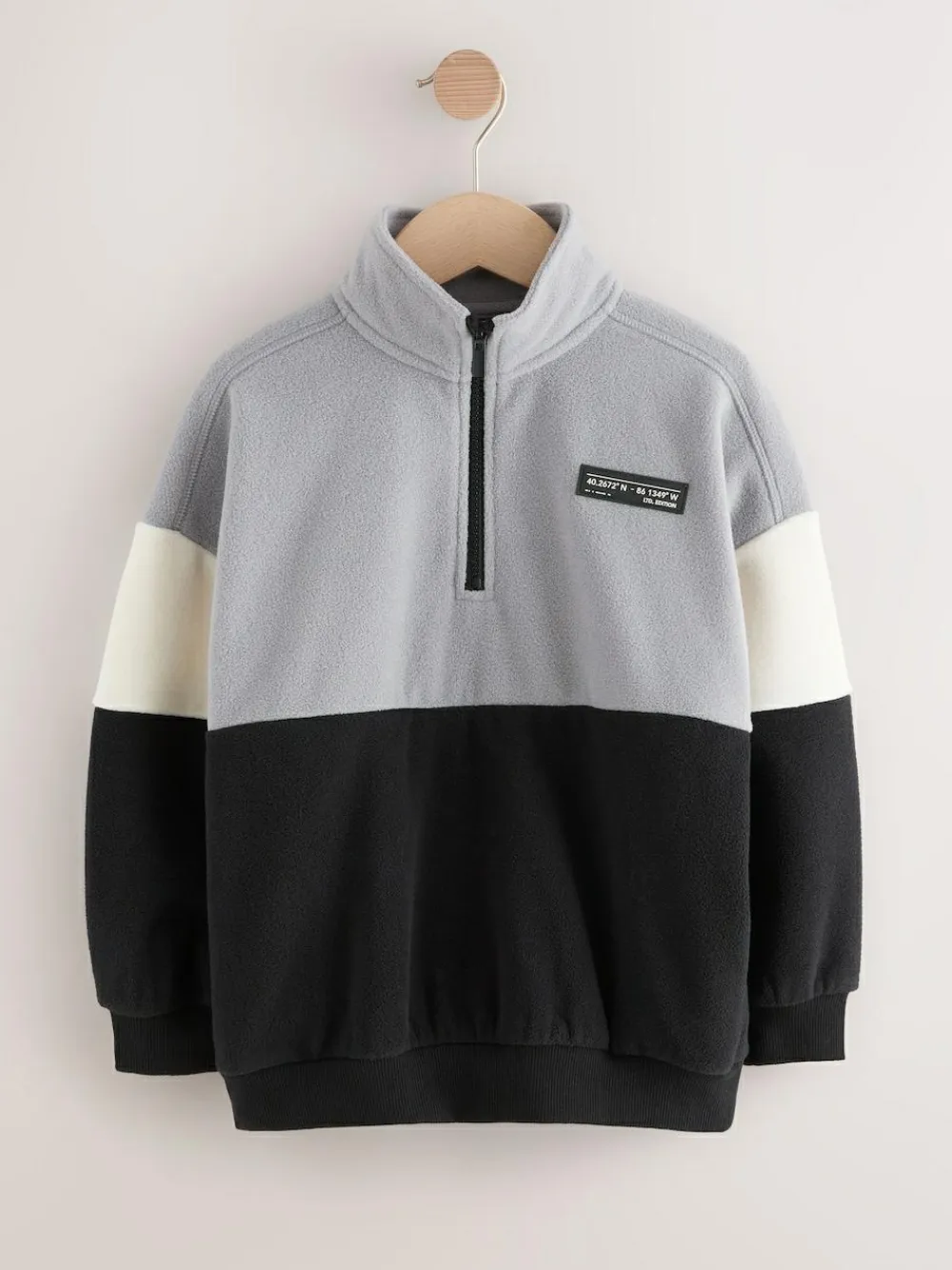 Next Funnel Neck Fleece (3-16yrs)^BOY Coats & Jackets|Snowsuits & Coats