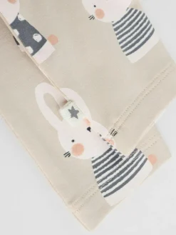 Discount Next Grey/Cream Character Long Sleeve Top And Leggings Set 6 Piece (0mths-3yrs)