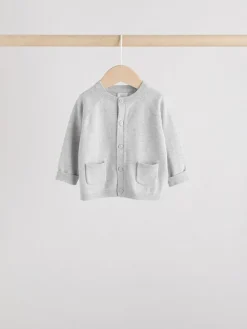 Sale Next Grey/White Grey and White 2pk Knitted Baby Cardigan
