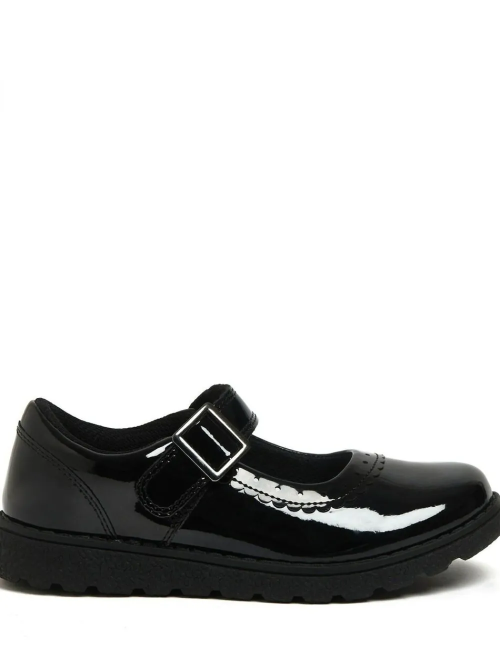 Online Harry Bear Black Patent Rainbow Girls School Shoes