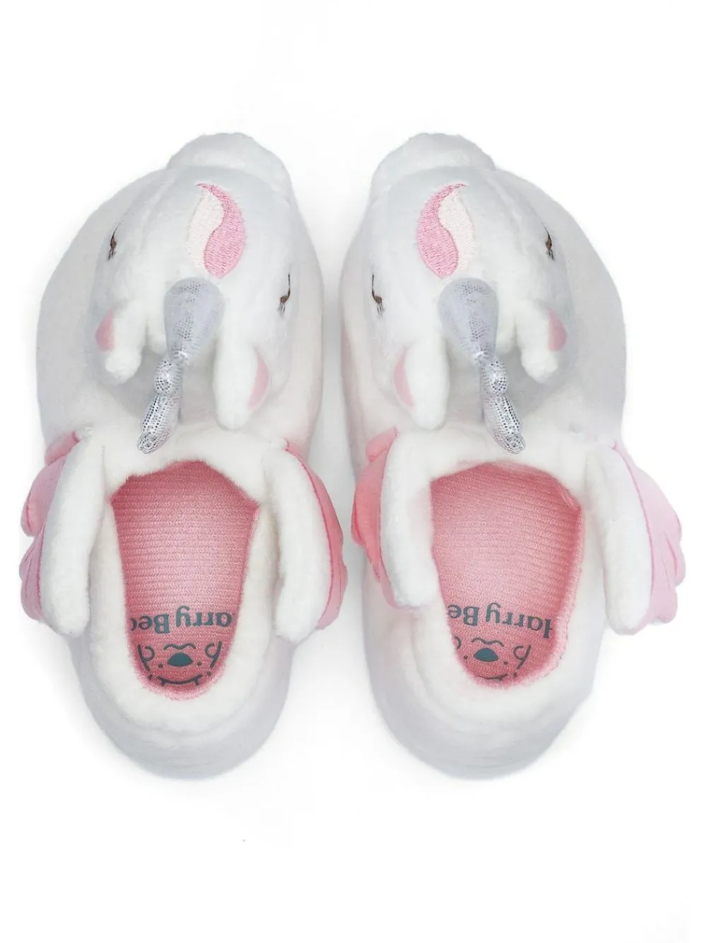 Clearance Harry Bear Purple Unicorn Printed Slippers
