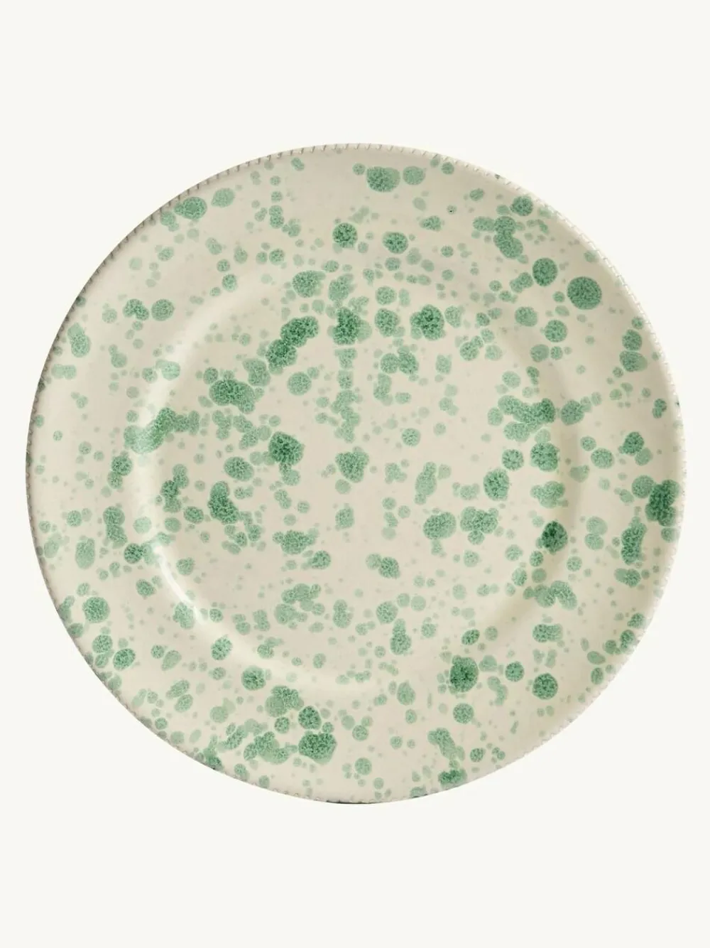 Outlet Hot Pottery 12 Piece Splatter Signature Dinner Set Pistachio