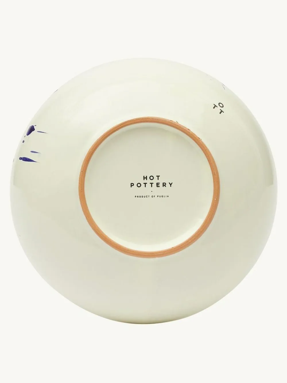 Sale Hot Pottery Set of 4 Splatter Pasta Bowls Blueberry