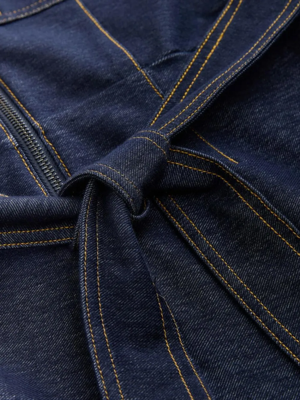 Next Indigo Blue Denim Jersey Jumpsuit^Women Jumpsuits & Playsuits