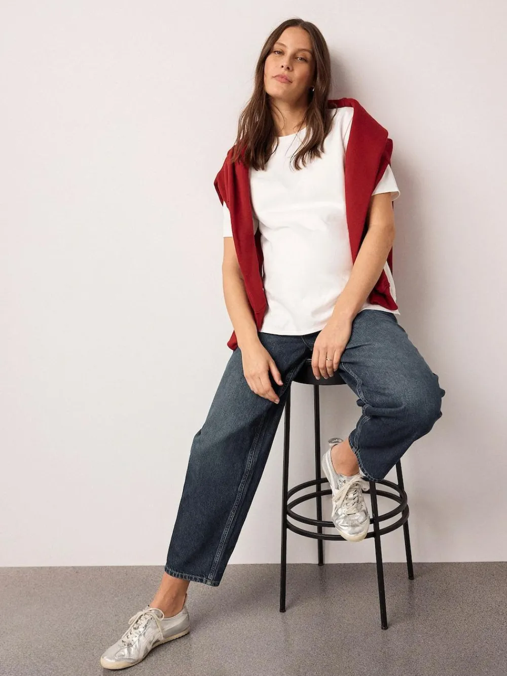 Next Maternity Barrel Denim Jeans^Women Jeans|Jeans