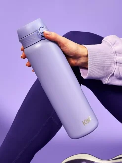 Clearance Ion8 1200ml Stainless Steel Water Bottle Light Purple