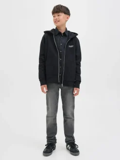 Clearance JACK & JONES JUNIOR Blue Glenn Slim Fit Jeans Black