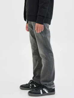 Clearance JACK & JONES JUNIOR Blue Glenn Slim Fit Jeans Black