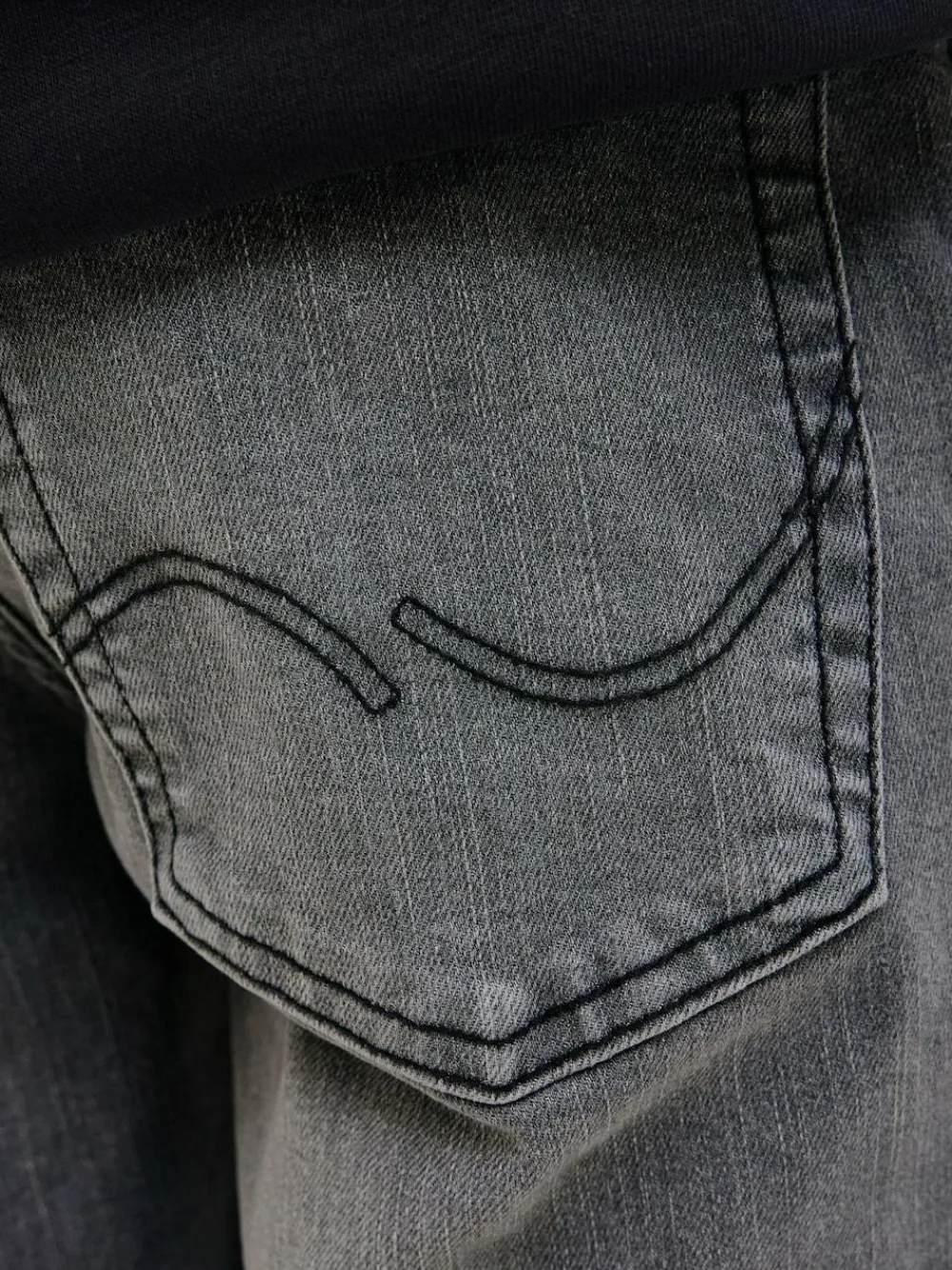 Clearance JACK & JONES JUNIOR Blue Glenn Slim Fit Jeans Black