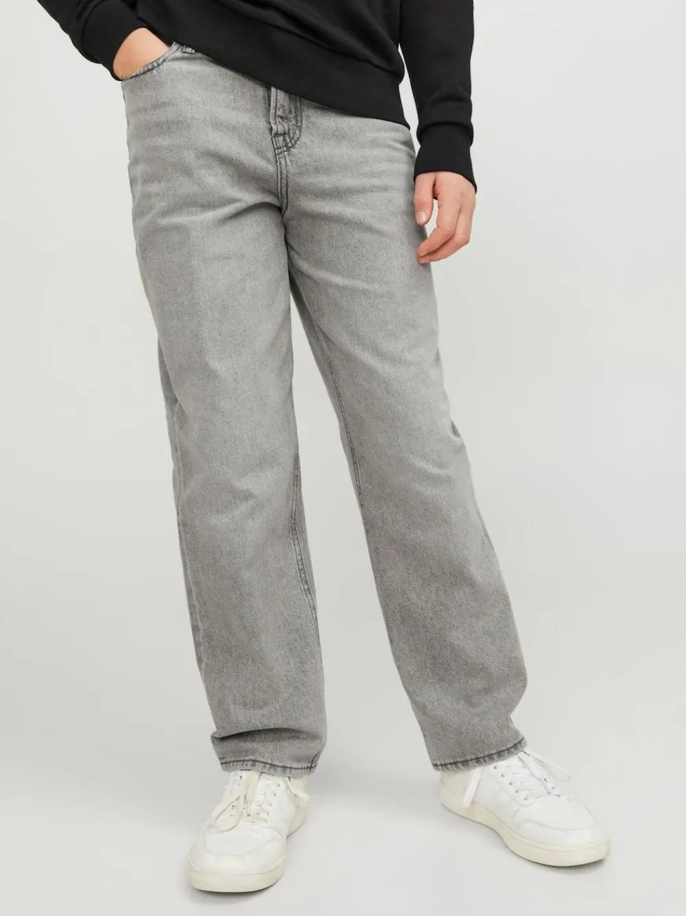 JACK & JONES JUNIOR Chris Relaxed Fit Black Jeans^BOY Jeans|Jeans