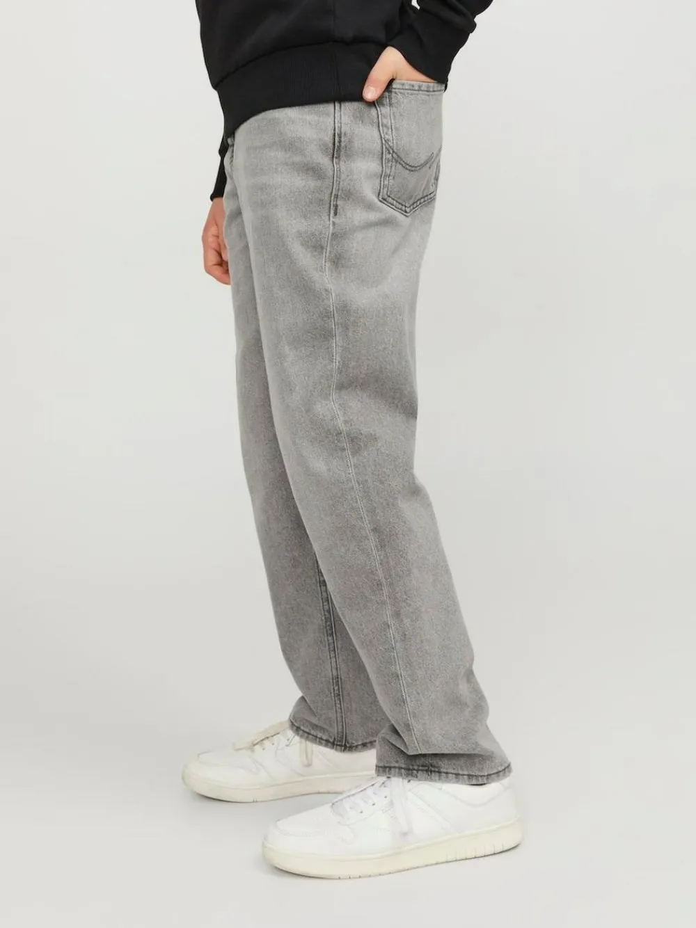 JACK & JONES JUNIOR Chris Relaxed Fit Black Jeans^BOY Jeans|Jeans