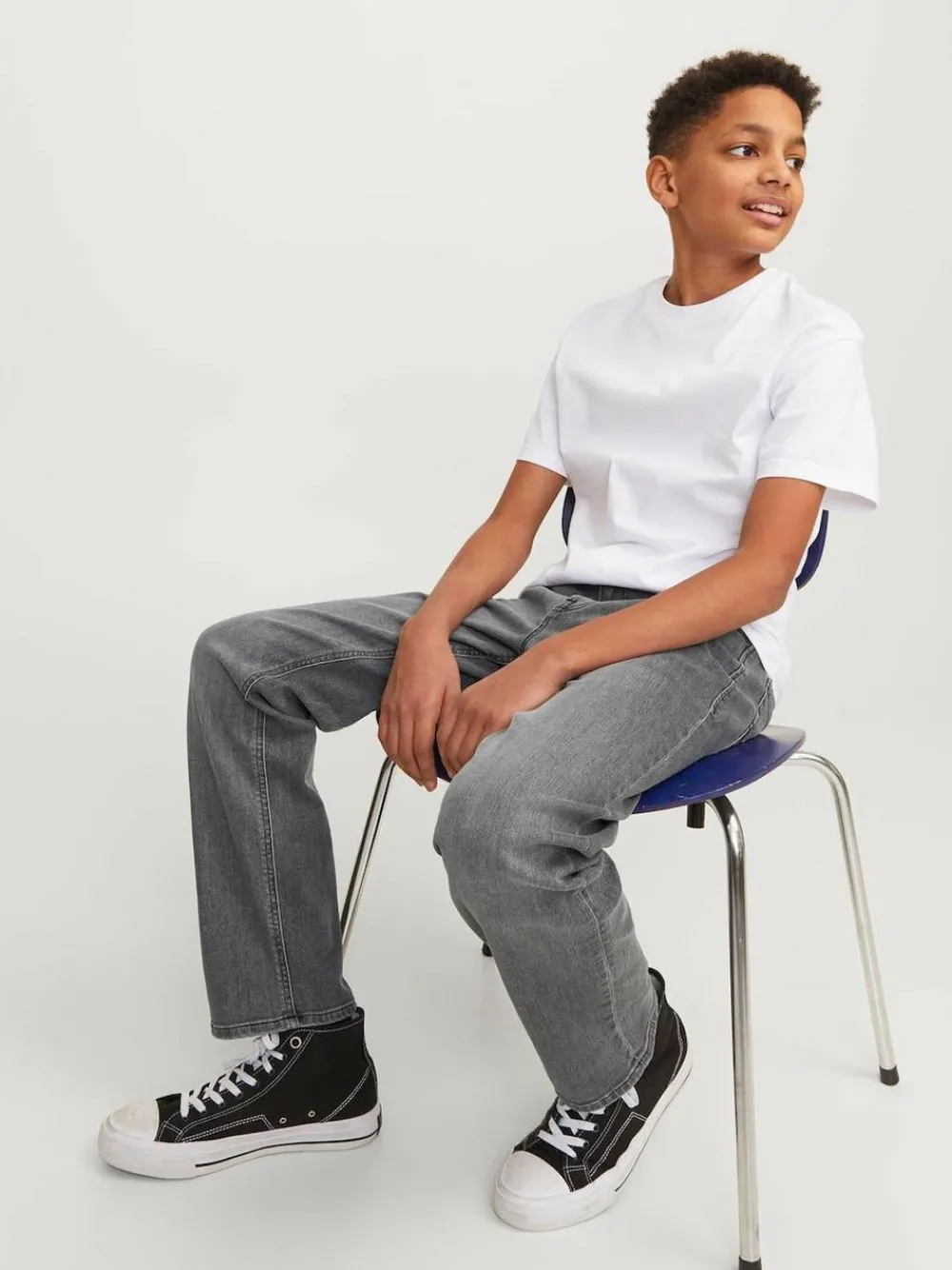 Best JACK & JONES JUNIOR Clark Regular Fit Jeans Grey