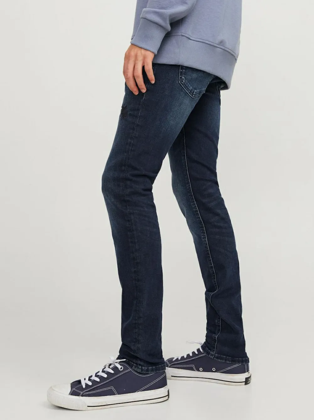 Discount JACK & JONES Liam Skinny Fit Jeans Sky Blue