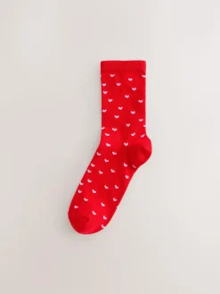 Discount Next Ankle Socks 4 Pack Jammy Heart