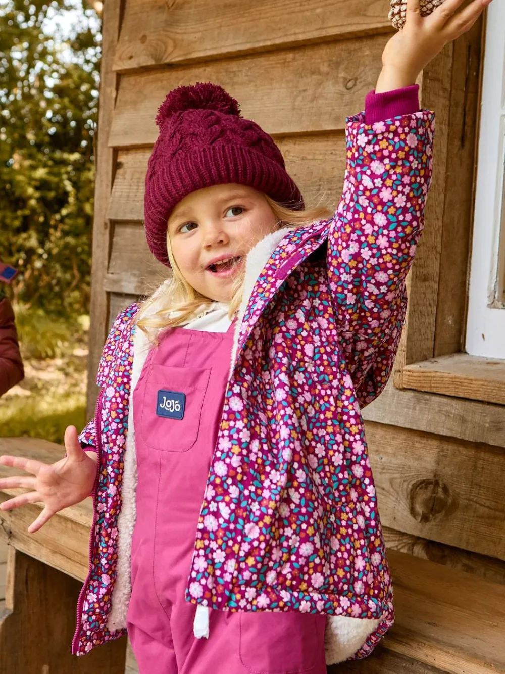Jojo Maman Bébé Embroidered Cable Hat^ Hats & Scratch Mitts|Hats, Gloves & Scarves