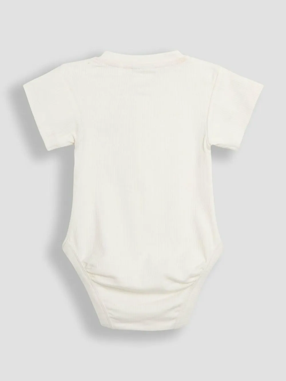 Outlet Jojo Maman Bébé Blue & Cream Dino 2-Pack Short Sleeve Bodysuits