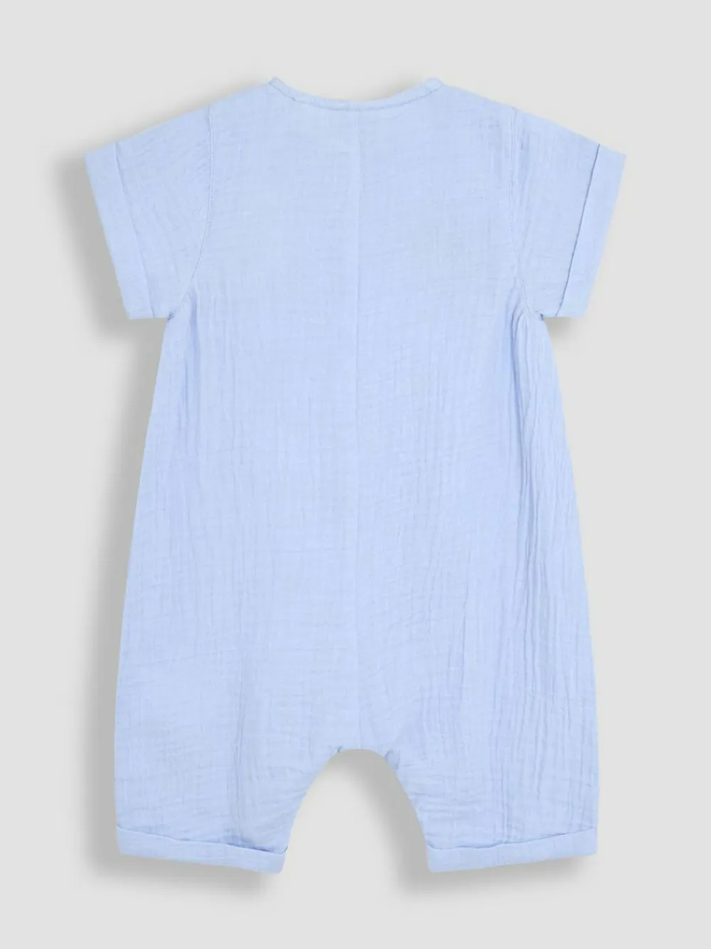 Jojo Maman Bébé Blue Peter Rabbit™ Cheesecloth Button Front 100% Cotton Romper^ Rompers & Overalls