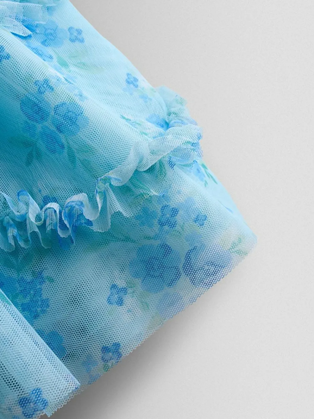 Best Jojo Maman Bébé Bright Blue Tulle Ruffle Party Dress