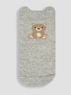 Hot Jojo Maman Bébé Brown 3-Pack Bear Socks